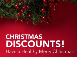 Christmas Discounts – Have a healthy Merry Christmas!