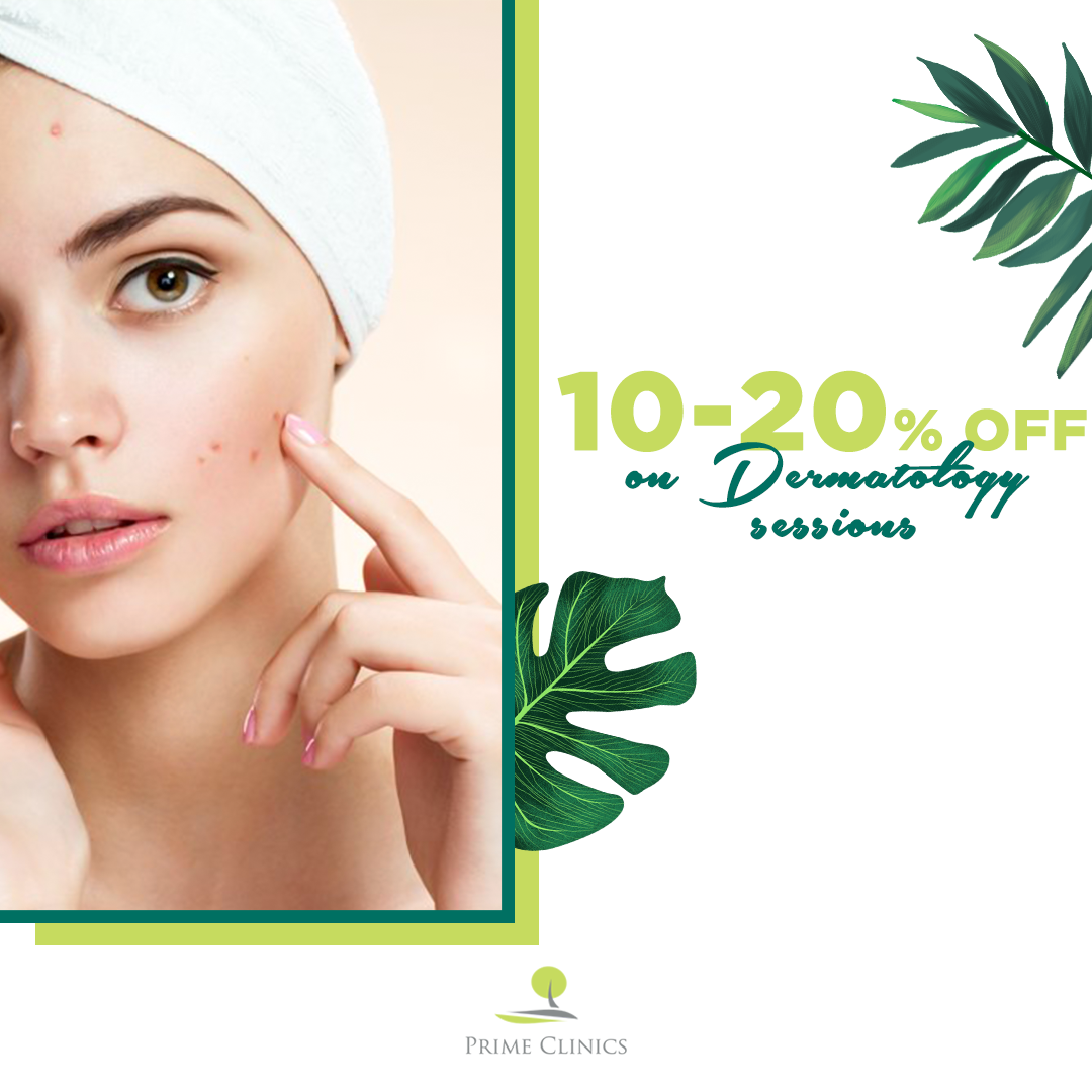 10-20% OFF on Dermatology sessions